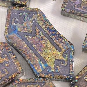 Handmade Set of 25 Holographic Runes